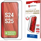Viedtālruņa ekrāna aizsargs Samsung Galaxy S24/S25 Full Cover Premium Screen Protector By Displex