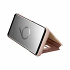 Mobilā telefona maciņš Samsung Galaxy S9 Clear View Standing Cover Gold