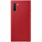 Mobilā telefona maciņš Samsung Galaxy Note 10 Leather Cover Red