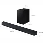 Soundbar Samsung Q-Series Soundbar HW-Q600H 3.1.2ch Subwoofer (2026) HW-Q600H/EN