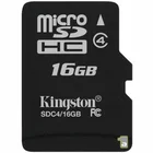 Atmiņas karte Kingston 16GB MicroSDHC Card Class 4