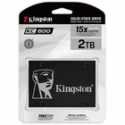 Iekšējais cietais disks Kingston KC600 2TB 2.5" SATA SSD