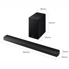 Soundbar Samsung B-series 5.1 ch Subwoofer (2025) HW-B750F/EN