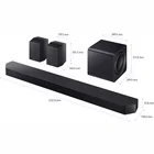Soundbar Samsung Q-series HW-Q990F 11.1.4 ch Subwoofer & Rear Speaker (2025) HW-Q990F/EN