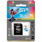 Atmiņas karte Silicon Power Elite UHS-1 Colorful 16 GB, MicroSDHC, Flash memory class 10, SD adapter