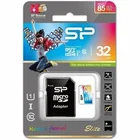 Atmiņas karte Silicon Power Elite UHS-1 Colorful 32 GB, MicroSDHC, Flash memory class 10, SD adapter