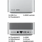 Stacionārais dators Apple Mac Studio M4 Max 14- core CPU and 32 - core GPU 36GB/512GB SSD