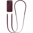 Apple Crossbody Strap – Burgundy