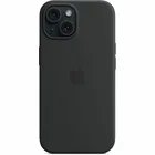 Apple iPhone 15 Silicone Case with MagSafe - Black