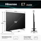 Televizors Hisense 55" UHD QLED Smart TV 55E7Q