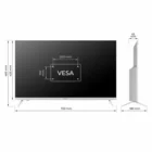 Televizors Kivi 32" HD LED Android TV White 32H760QW