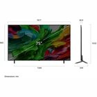 Televizors LG 75" UHD QNED evo AI MiniLED Smart TV 75QNED85A3C [Mazlietots]