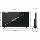 Televizors Sharp 40" FHD LED Google TV 40HF3265E