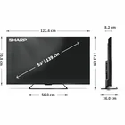Televizors Sharp 55" UHD QLED Google TV 55HR7265E