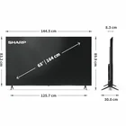 Televizors Sharp 65" UHD QLED Google TV 65HP5265E