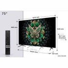 Televizors TCL 75" UHD QD-Mini LED Google TV 75Q6C