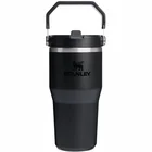 Termokrūze ar salmiņu Stanley The IceFlow Flip Straw 2.0 Tumbler 0.6l Black 2.0