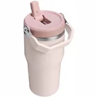 Termokrūze ar salmiņu Stanley The IceFlow Flip Straw 2.0 Tumbler 0,6l Rose Quartz