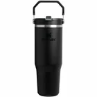 Termokrūze ar salmiņu Stanley The IceFlow Flip Straw 2.0 Tumbler 0,89l Black 2.0