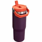 Termokrūze ar salmiņu Stanley The IceFlow Flip Straw Tumbler 0.89l Plum