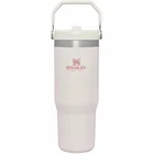 Termokrūze ar salmiņu Stanley The IceFlow Flip Straw Tumbler 0.89l Rose Quartz