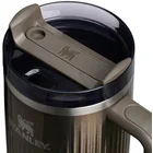 Termokrūze ar salmiņu Stanley The Quencher H2.0 Fluted Tumbler 1.18l Glossy Dark Gray