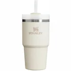 Termokrūze ar salmiņu Stanley The Quencher H2.O FlowState Tumbler 0.6l Cream 2.0