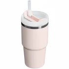 Termokrūze ar salmiņu Stanley The Quencher H2.O FlowState Tumbler 0.6l Light Pink 2.0