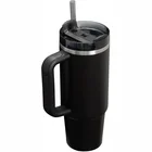 Termokrūze ar salmiņu Stanley The Quencher H2.O FlowState Tumbler 0.89l Black 2.0