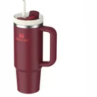 Termokrūze ar salmiņu Stanley The Quencher H2.O FlowState Tumbler 0.89l Cranberry