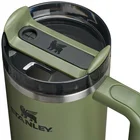 Termokrūze ar salmiņu Stanley The Quencher H2.O FlowState Tumbler 0.89l Dark Green