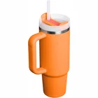 Termokrūze ar salmiņu Stanley The Quencher H2.O FlowState Tumbler 0.89l Goldenrod Coral