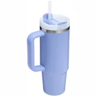 Termokrūze ar salmiņu Stanley The Quencher H2.O FlowState Tumbler 0.89l Hydrangea Blue