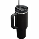 Termokrūze ar salmiņu Stanley The Quencher H2.O FlowState Tumbler 1.18l Black 2.0