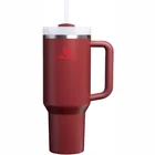 Termokrūze ar salmiņu Stanley The Quencher H2.O FlowState Tumbler 1.18l Cranberry