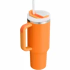 Termokrūze ar salmiņu Stanley The Quencher H2.O FlowState Tumbler 1.18l Goldenrod Coral