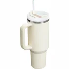 Termokrūze ar salmiņu Stanley The Quencher H2.O FlowState Tumbler 1.18l Cream 2.0