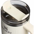 Termokrūze ar salmiņu Stanley The Quencher H2.O Fluted Tumbler 0.6l Cream Gloss
