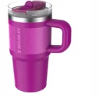 Termokrūze ar salmiņu Stanley The Quencher ProTour Flip Straw Tumbler 0.6l Violet Blossom