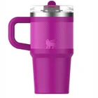 Termokrūze ar salmiņu Stanley The Quencher ProTour Flip Straw Tumbler 0.6l Violet Blossom