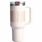 Termokrūze ar salmiņu Stanley The Quencher ProTour Flip Straw Tumbler 1.18l Rose Quartz Fade
