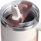 Termokrūze ar salmiņu Stanley The Quencher ProTour Flip Straw Tumbler 1.18l Rose Quartz Fade