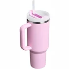 Termokrūze ar salmiņu Stanley The Quencher H2.O FlowState Tumbler 1.18l Cherry Blossom
