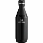 Termopudele Stanley The All Day Slim Bottle 0.35l Black Gloss