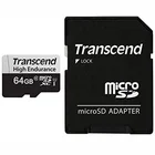 Atmiņas karte Transcend microSDXC, 64GB w/adapter