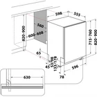 Trauku mazgājamā mašīna Whirlpool W7I HF60 TU