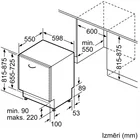 Trauku mazgājamā mašīna Bosch SMV6ZCX13E
