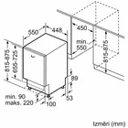 Trauku mazgājamā mašīna Bosch SPV6ZMX17E