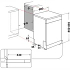 Trauku mazgājamā mašīna Whirlpool W7F HS51 X