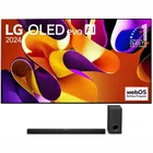 Televizors LG 77" UHD OLED evo AI G4 4K Smart TV OLED77G42LW + Soundbars LG S90TY Komplekts